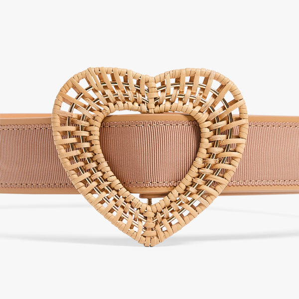 Rattan Heart Belt – Pamela Munson