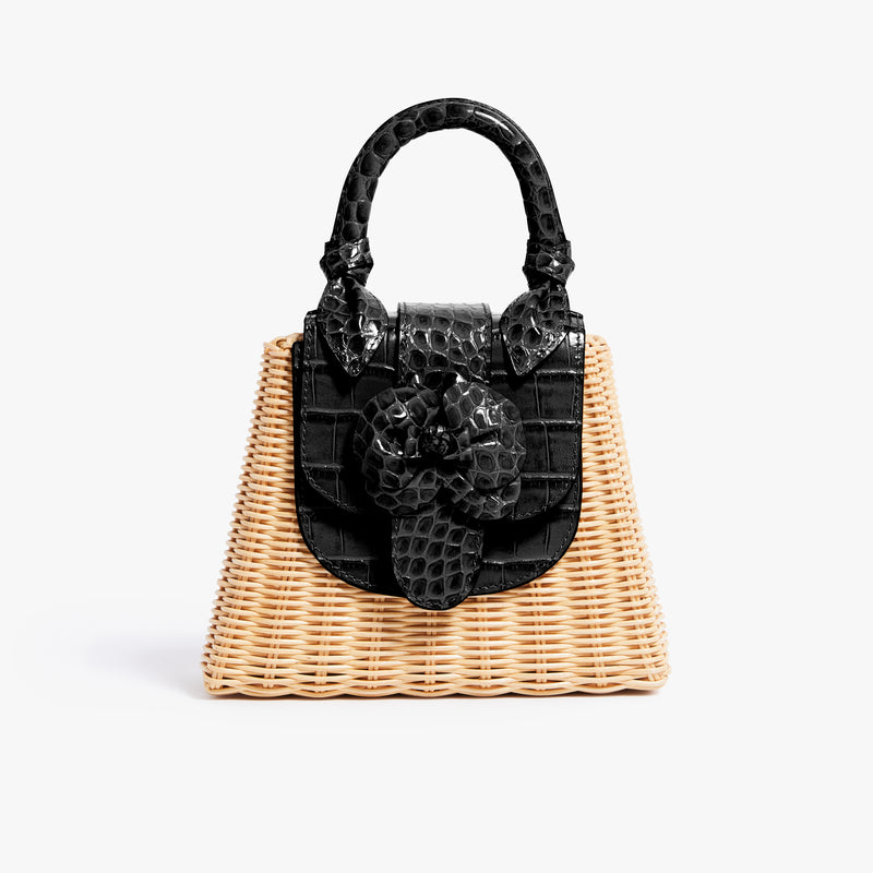 The Petite Lady Bag Fleur Black