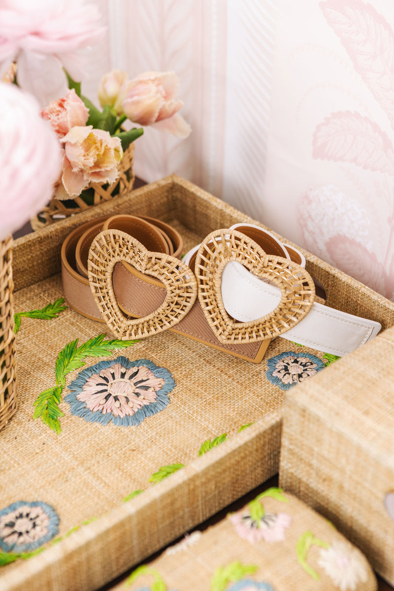 小物 SEA BIG HEART BELT Rattan Heart Belt – Pamela Munson