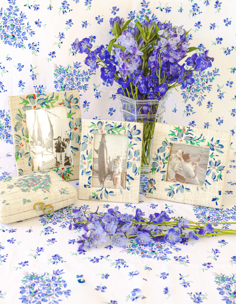 D. Porthault x Pamela Munson - Violettes Frame 4 x 4