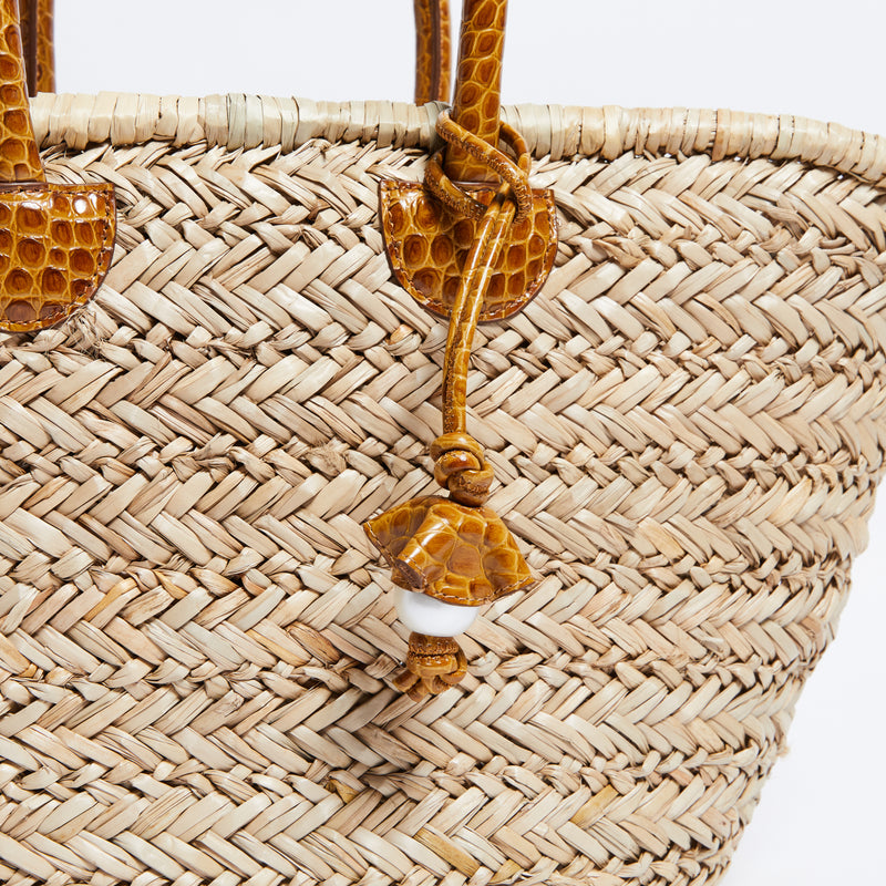 The Beach and Town Tote Cognac