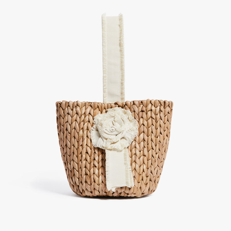 Petite Isla Bahia Basket Fleur Ivory