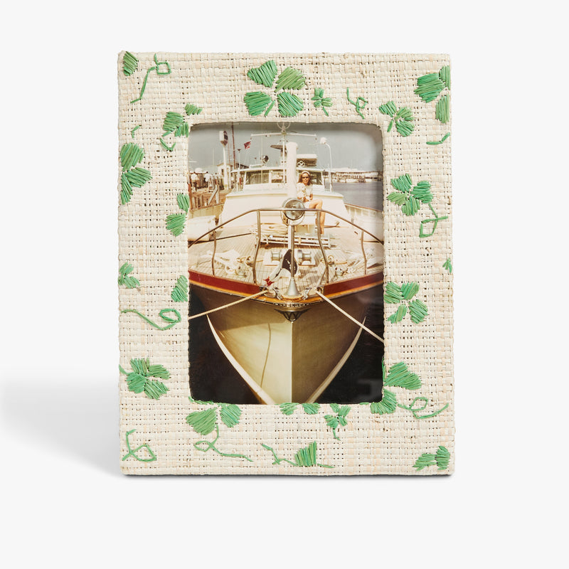 D. Porthault x Pamela Munson - Trèfles Frame 5 x 7