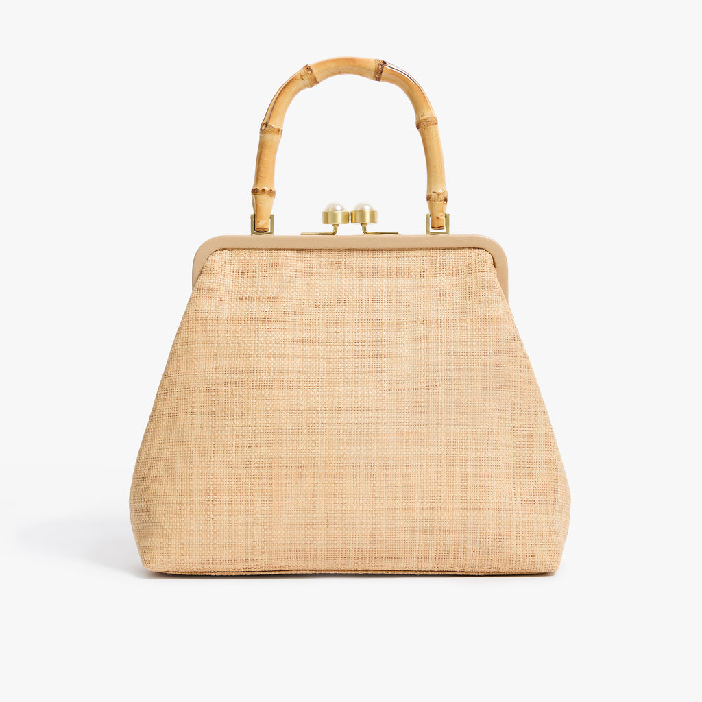 Pamela Munson - The Lee, Raffia Handbag