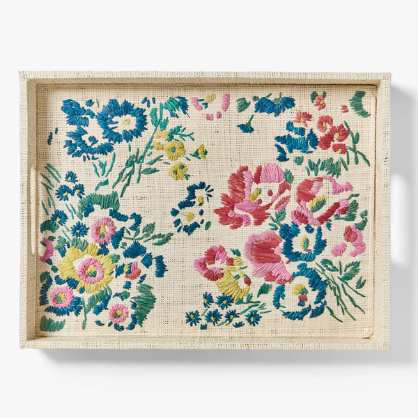 D. Porthault x Pamela Munson - New York Mille Fleurs Tray