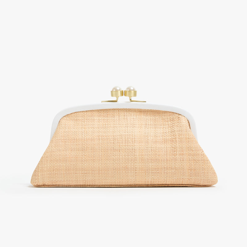 The Lee Clutch White