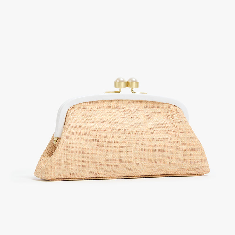 The Lee Clutch White