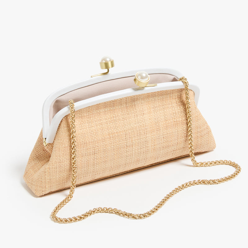 The Lee Clutch White