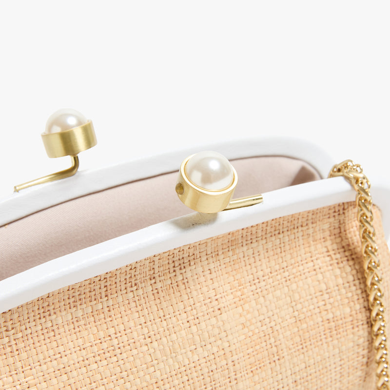 The Lee Clutch White