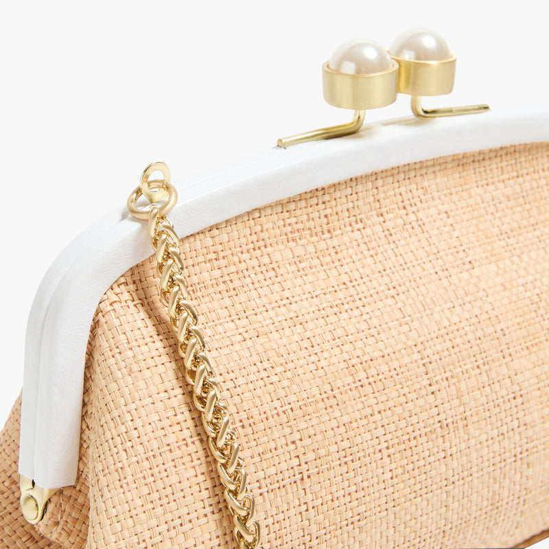 The Lee Clutch White