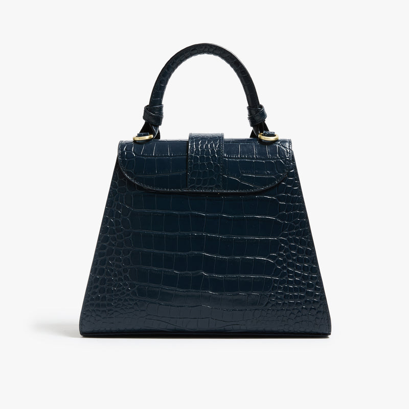 The Lady Bag Leather Navy