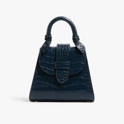 The Petite Lady Bag Leather Navy