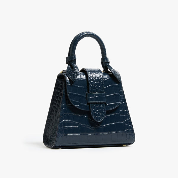 The Petite Lady Bag Leather Navy