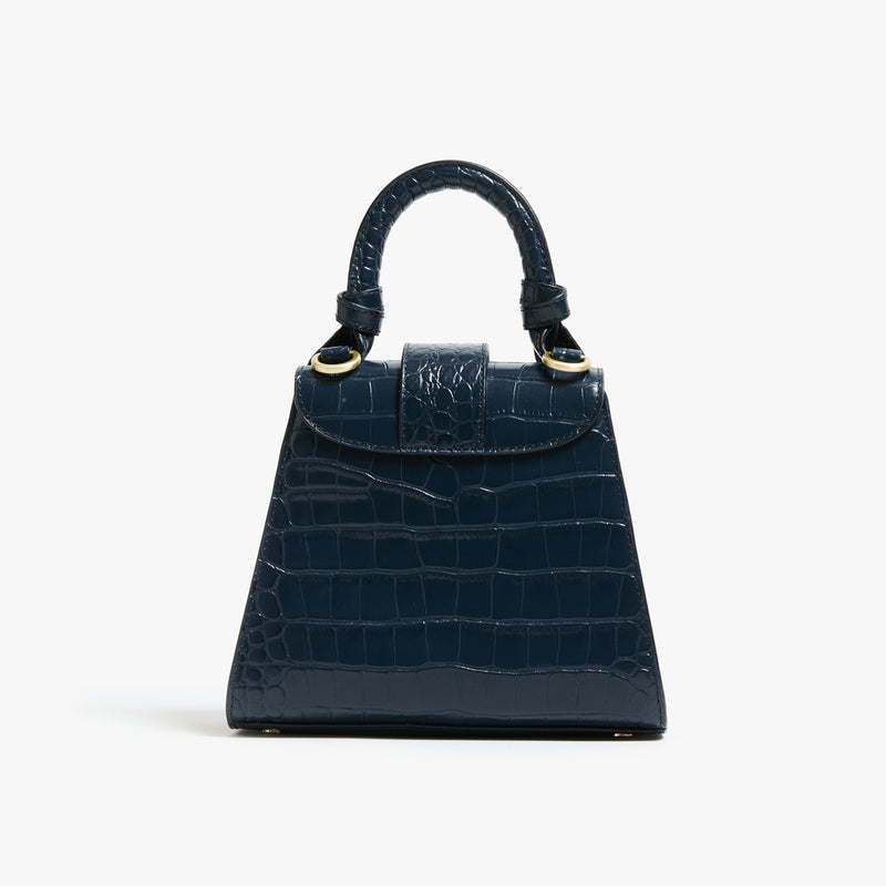 The Petite Lady Bag Leather Navy