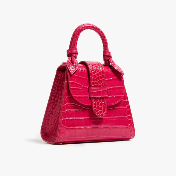 The Petite Lady Bag Leather Hibiscus