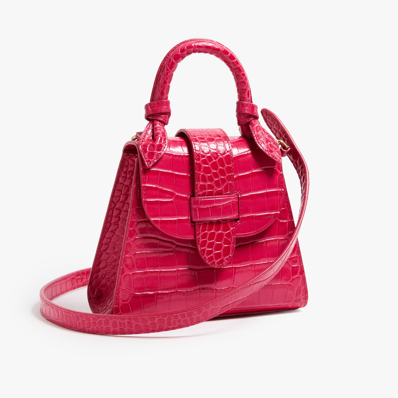 The Petite Lady Bag Leather Hibiscus