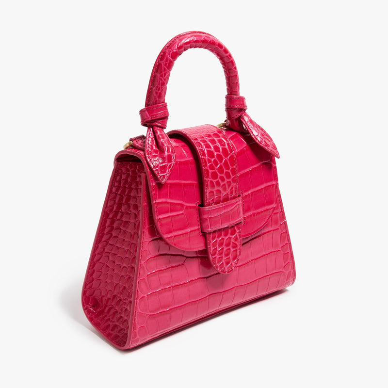 The Petite Lady Bag Leather Hibiscus