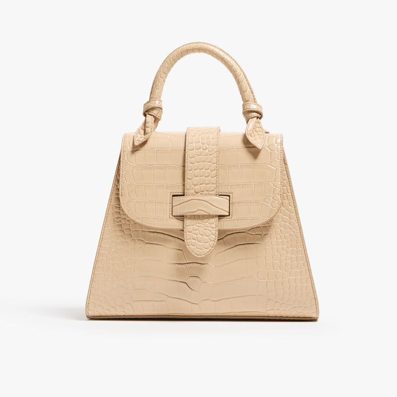 The Lady Bag Leather Sand