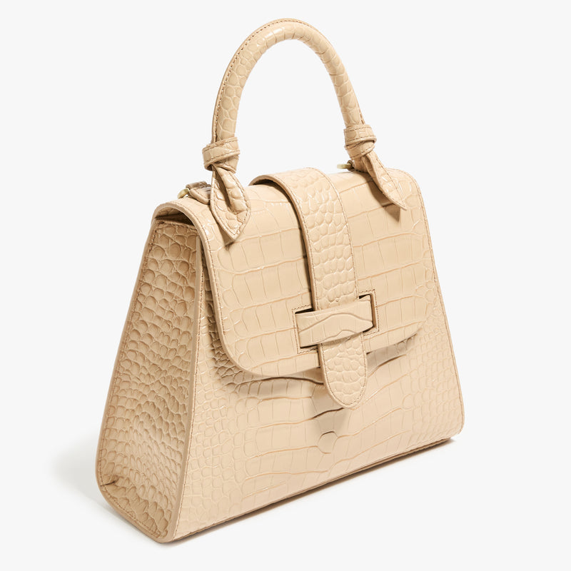 The Lady Bag Leather Sand