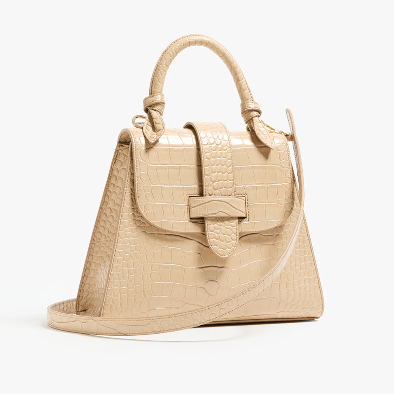 The Lady Bag Leather Sand