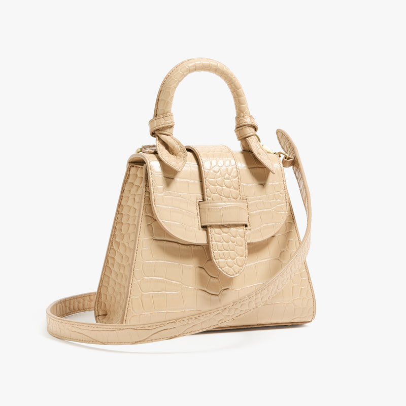 The Petite Lady Bag Leather Sand