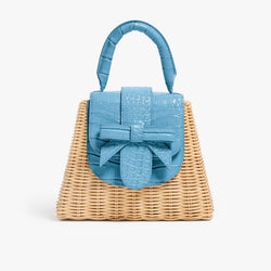 The Petite Lady Bag Bow Heritage Blue