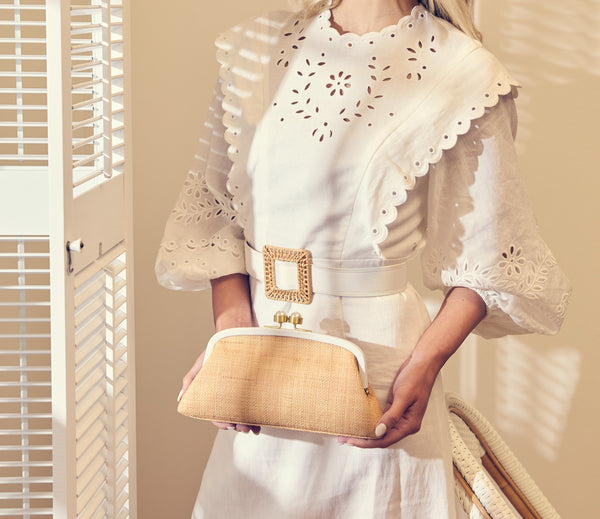 The Lee Clutch White