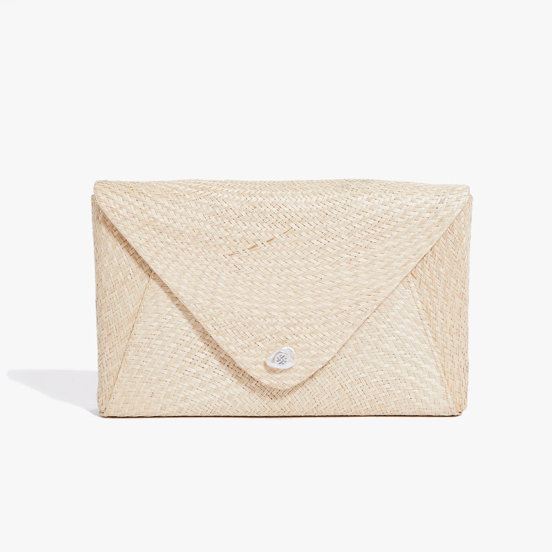 The Envelope Clutch Natural