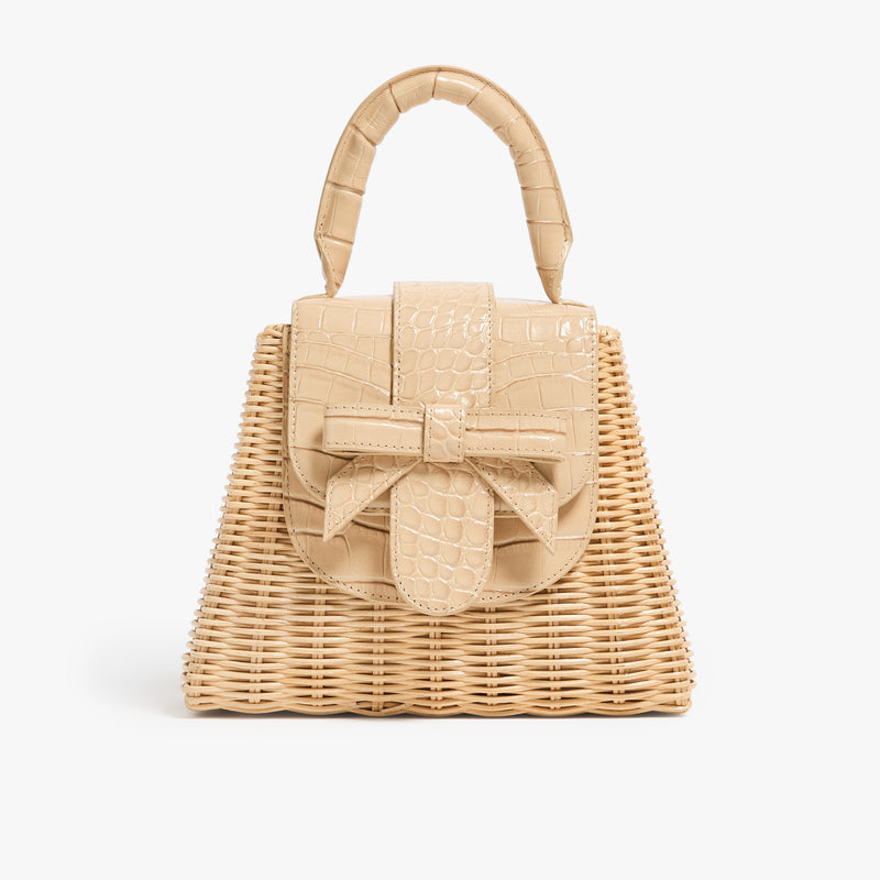 The Petite Lady Bag Bow Sand