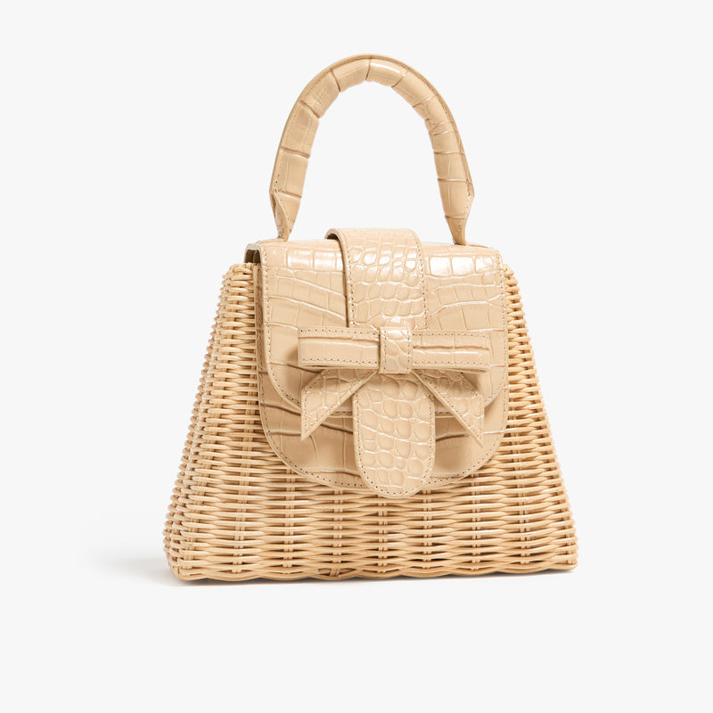 The Petite Lady Bag Bow Sand