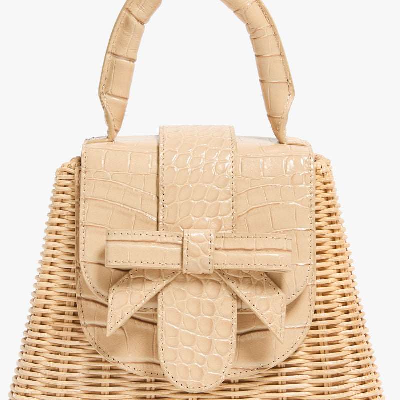 The Petite Lady Bag Bow Sand