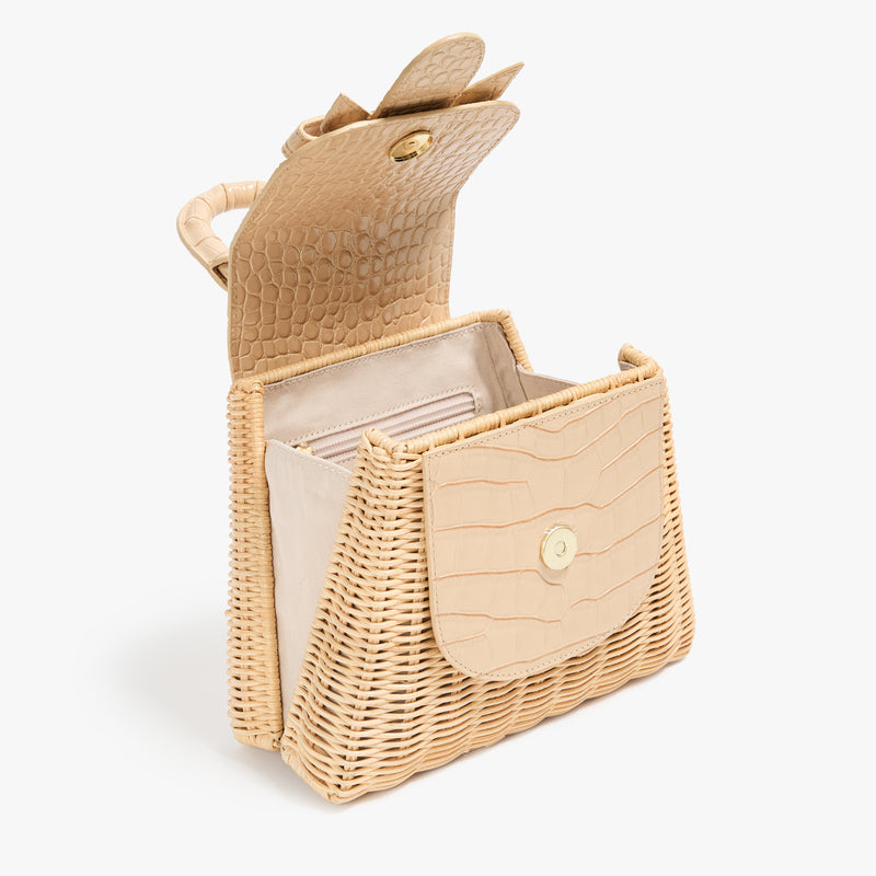 The Petite Lady Bag Bow Sand