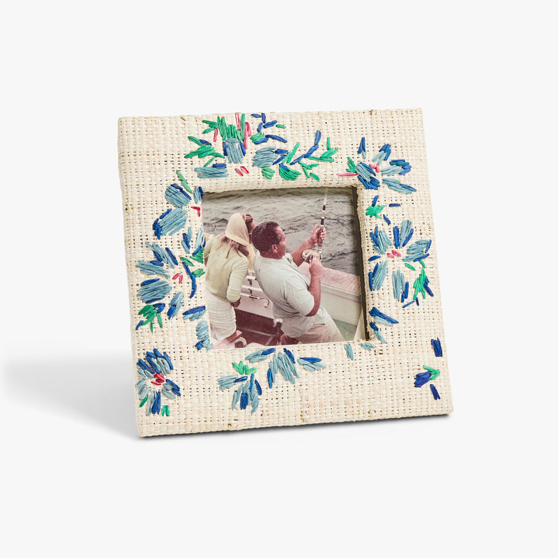 D. Porthault x Pamela Munson - Violettes Frame 4 x 4