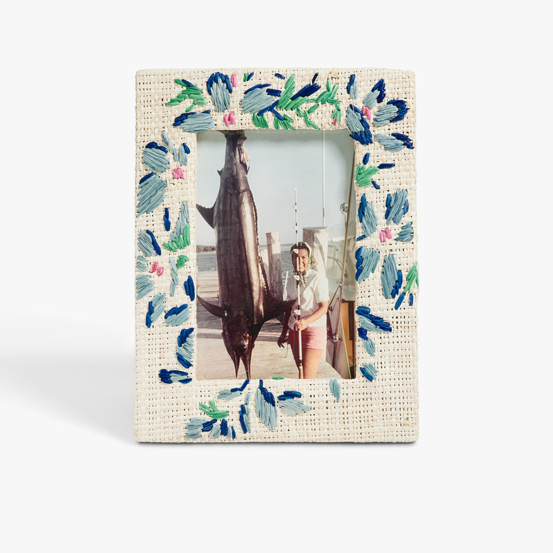 D. Porthault x Pamela Munson - Violettes Frame 4 x 6