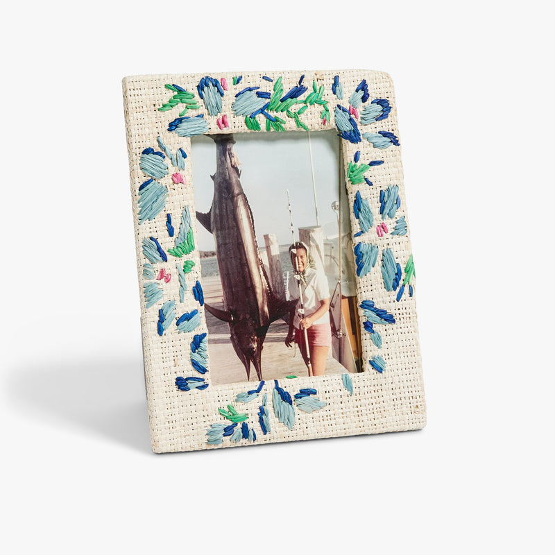 D. Porthault x Pamela Munson - Violettes Frame 4 x 6