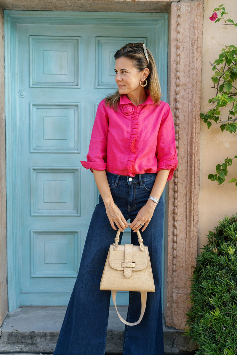 La Fleur Blouse Hibiscus