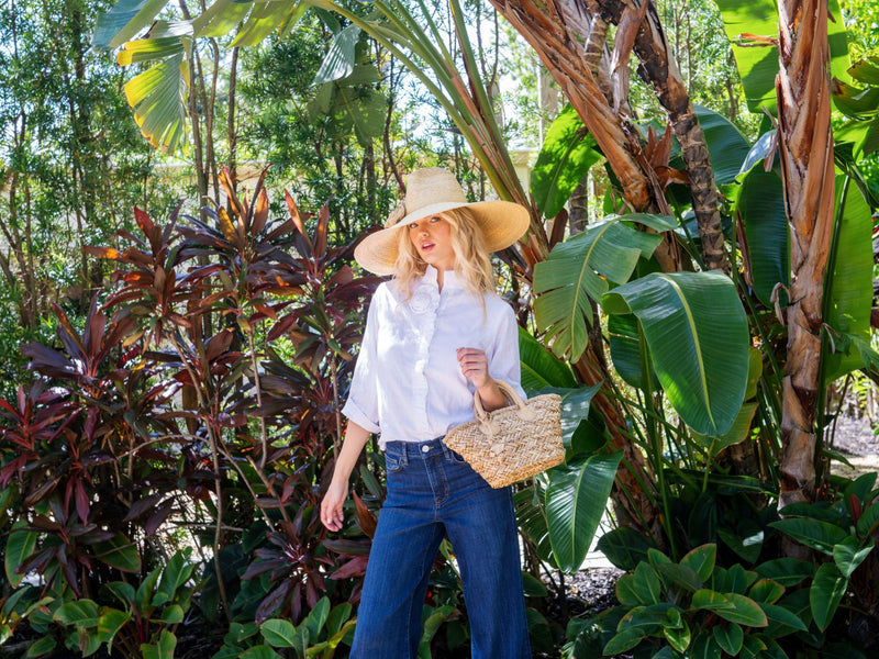 Petite Beach and Town Tote Emerald