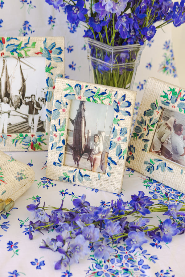 D. Porthault x Pamela Munson - Violettes Frame 4 x 6