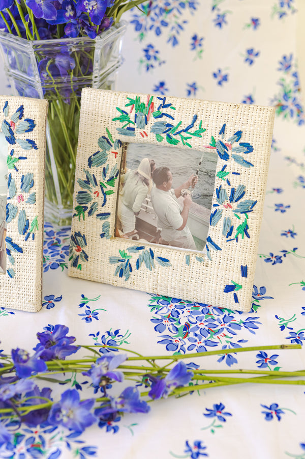 D. Porthault x Pamela Munson - Violettes Frame 4 x 4