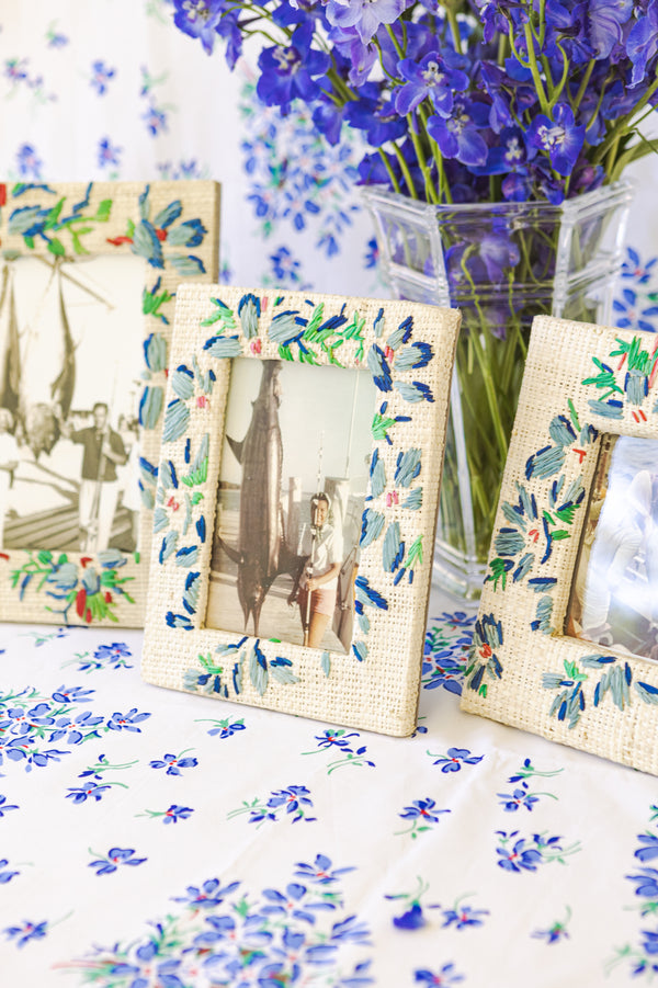 D. Porthault x Pamela Munson - Violettes Frame 5 x 7