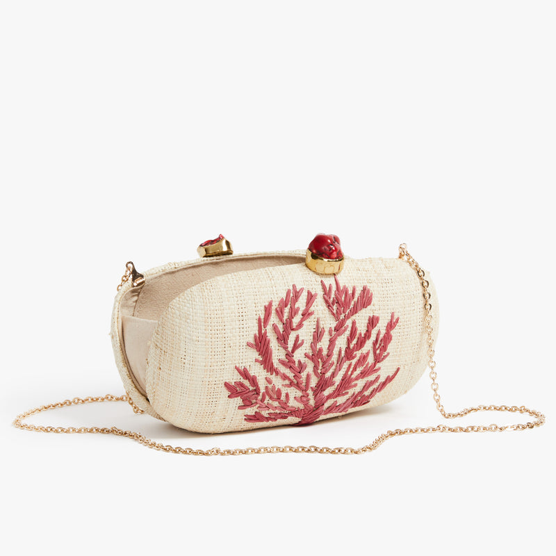 Coral evening bag Clearance